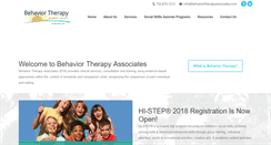 Desktop Screenshot of behaviortherapyassociates.com
